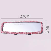 Quality Diamond Car rearview mirror decorative set