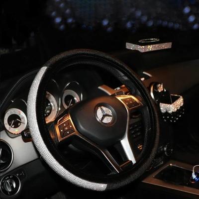 Shiny Sparkling car steering wheel set